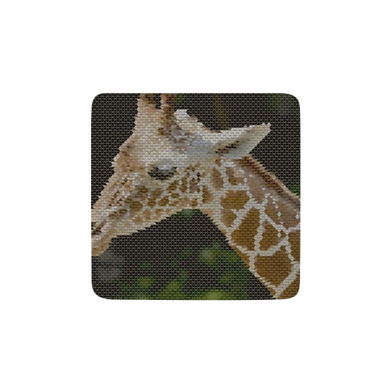 Giraffe mit Dreieckmuster