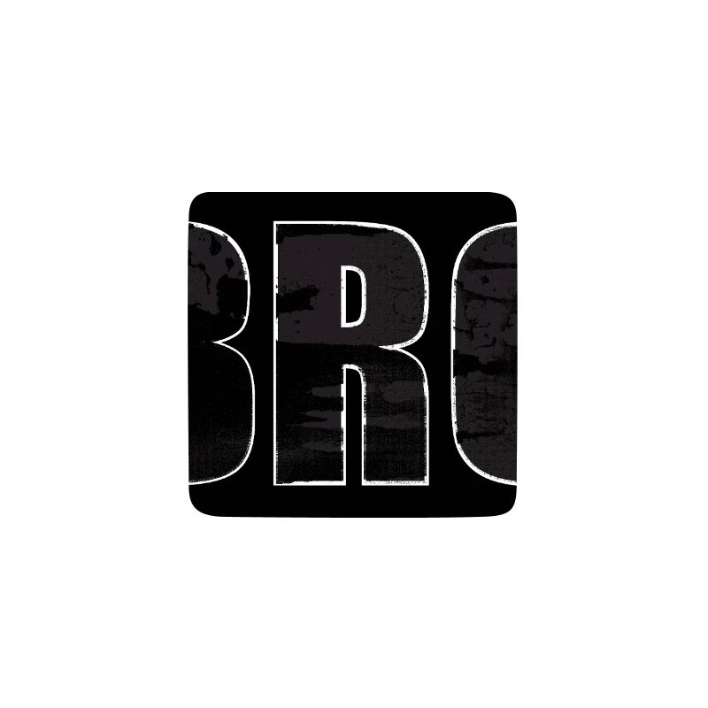 Bold BRO Distressed Typography Tee