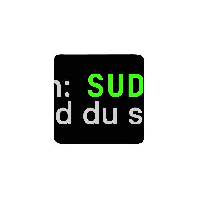 ich: SUDO und du so? Linux Sticker Design