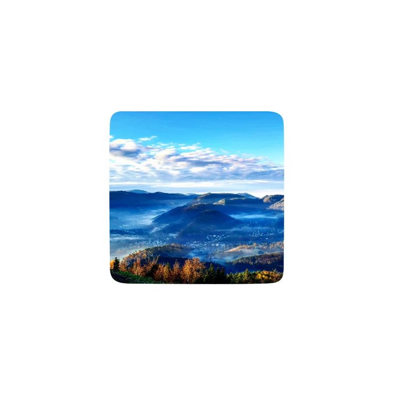 Morgennebel Berglandschaft