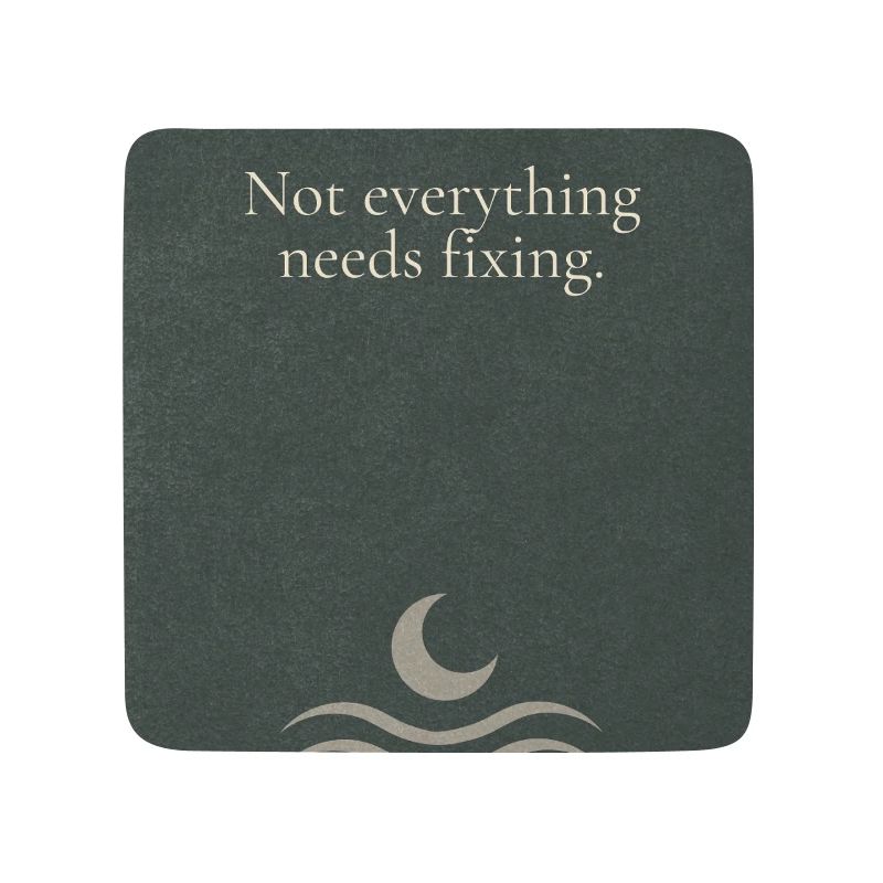 Not everything needs fixing