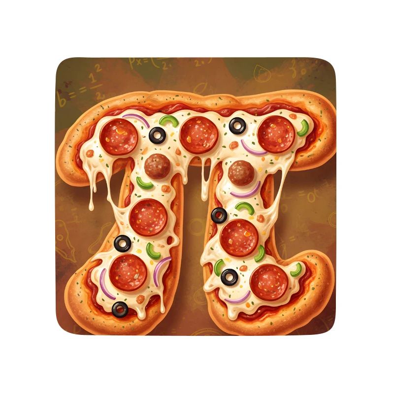 Pi Shape Pizza