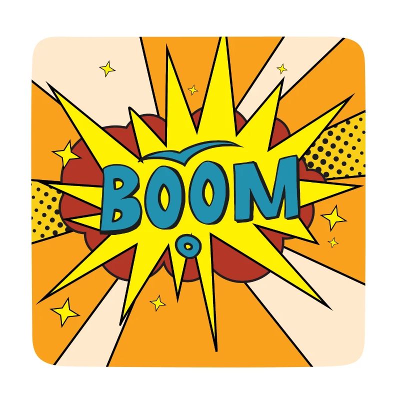 Boom Comic Explosion Style