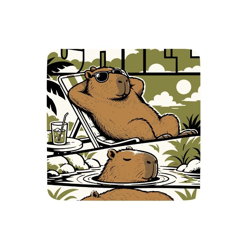 Chill Capybara Relax Design