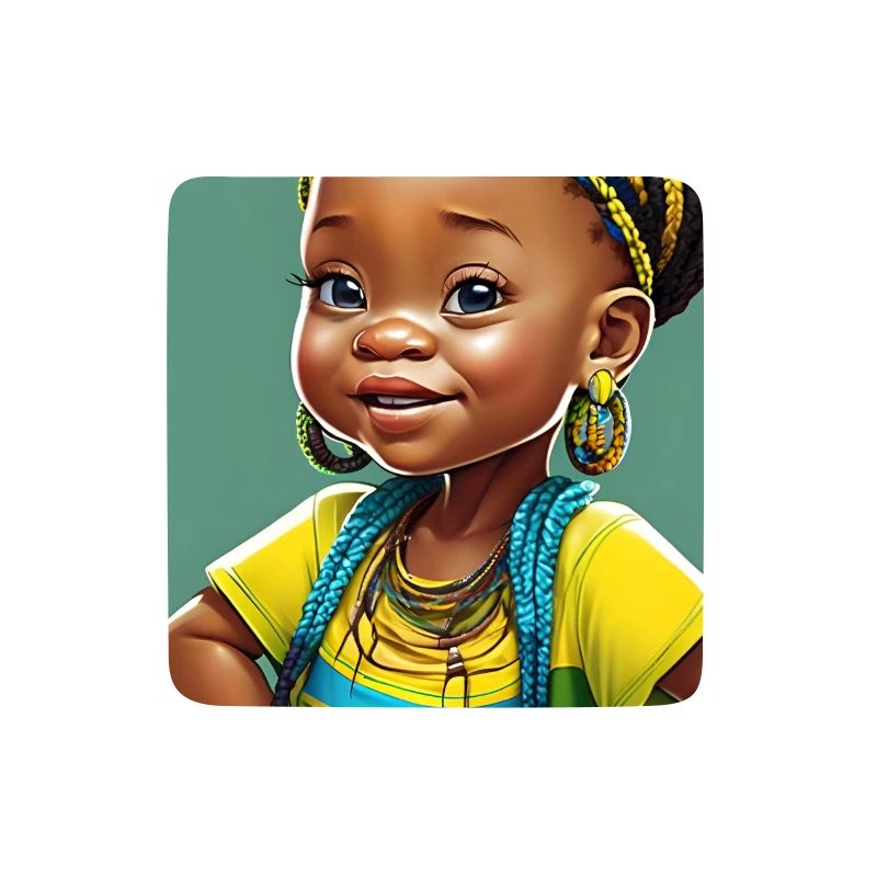 Buntes Afro-Mädchen
