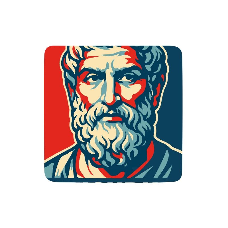 Epicurus Pop Art Portrait