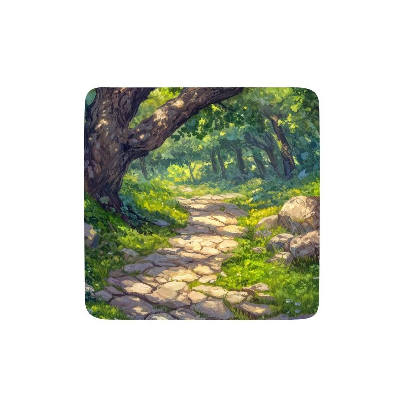Illustration einer Waldlandschaft