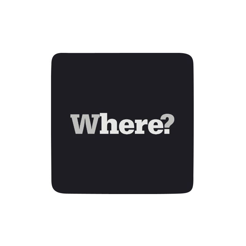 Where? – Zeitloses Design Poster