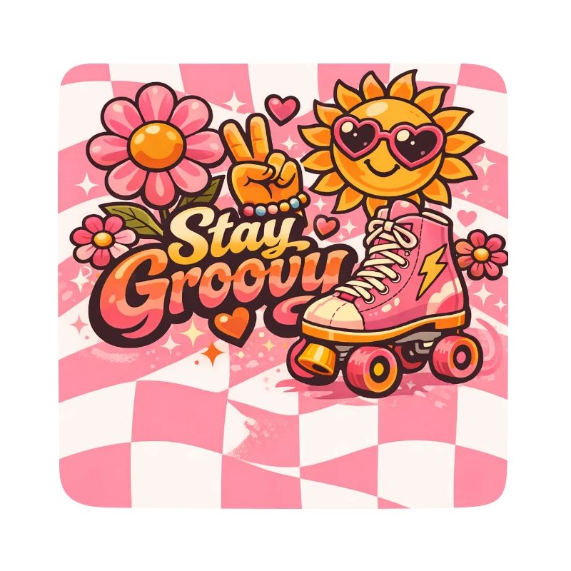 Pinker Retro-Stil