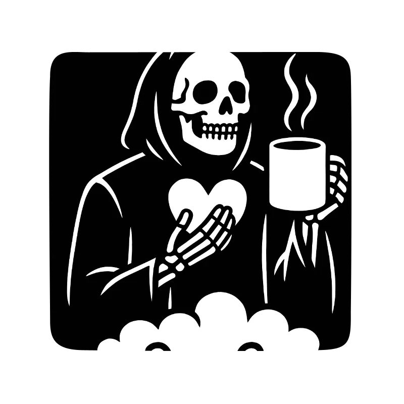 Sensenmann Kaffeetasse Design