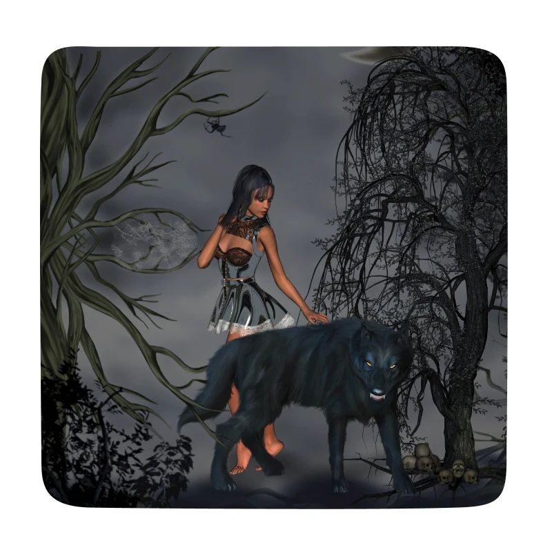 Tolle Fee mit Wolf