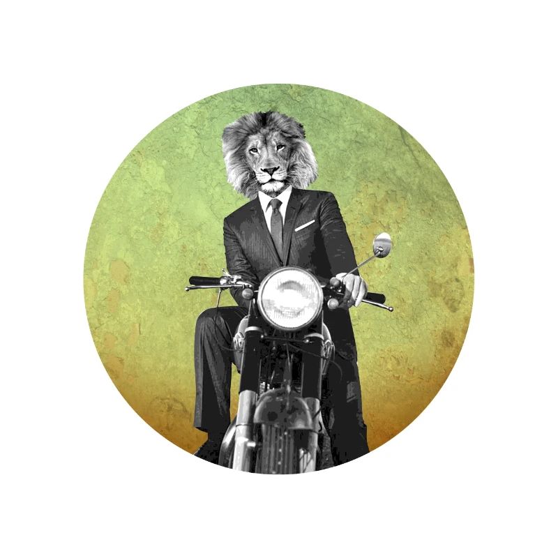 Lion Biker