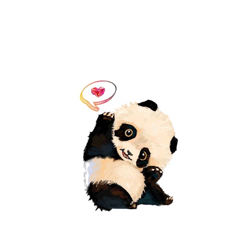 Netter Baby Panda