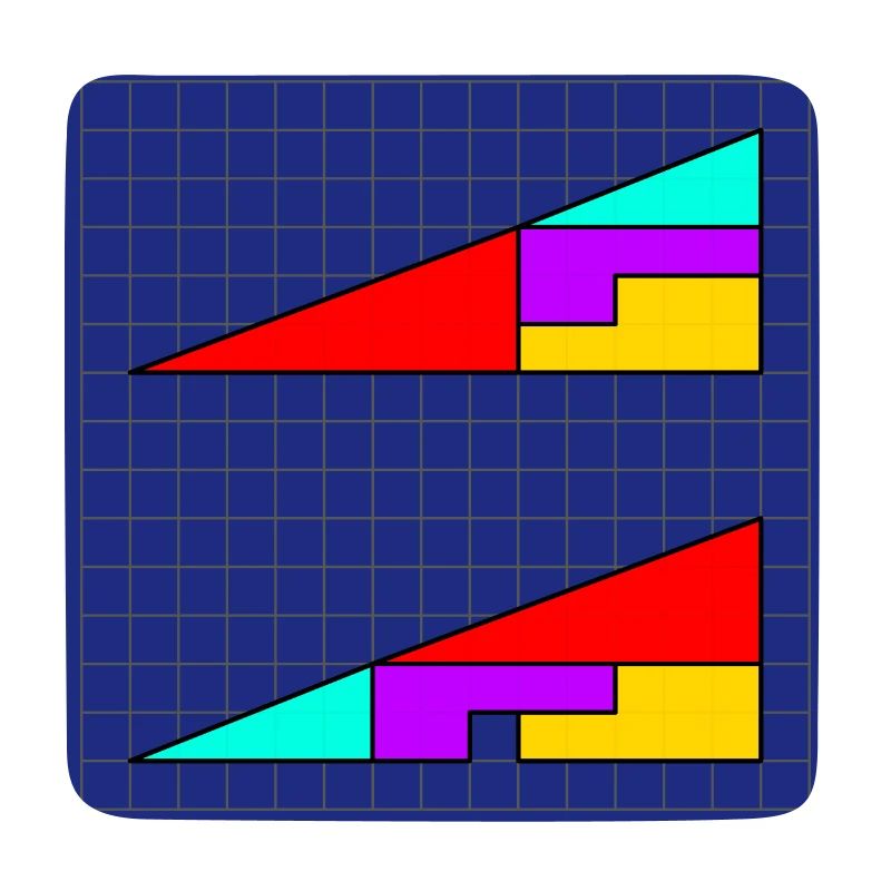 Triangles with missing square - hgr1