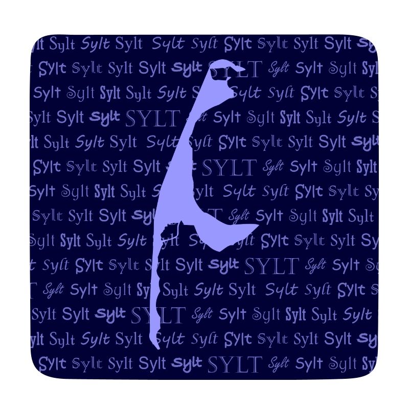 Sylt Muster blau