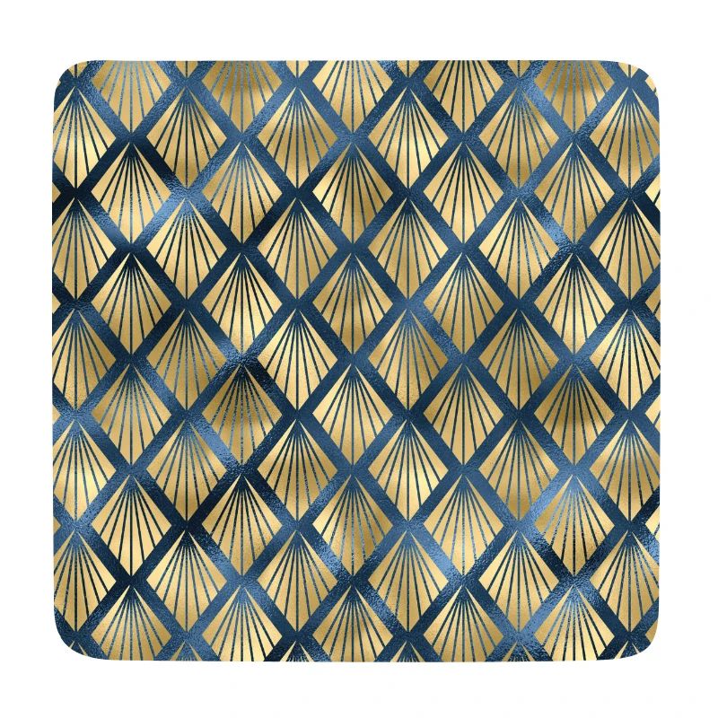 Blaugold Art Deco Muster
