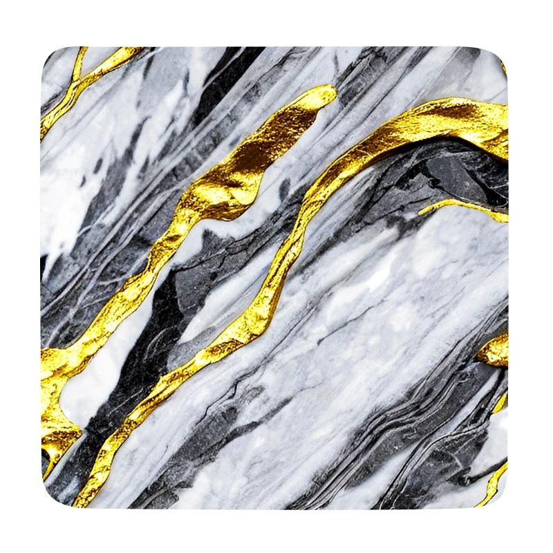 Marble gold structure