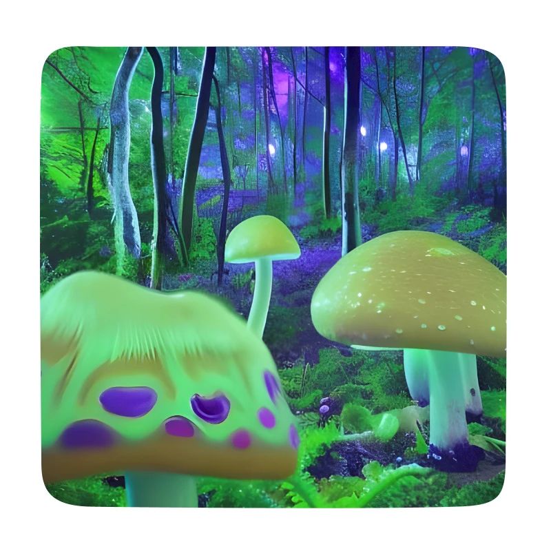 Magic psychedelic forest