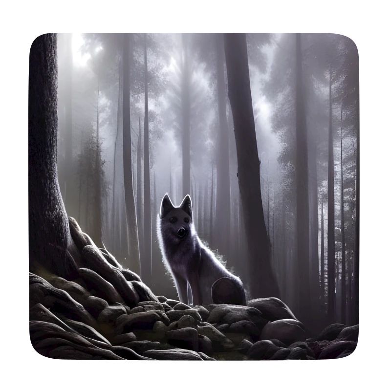 Wolf im Wald