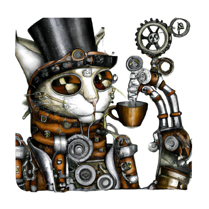 Steampunk Katze