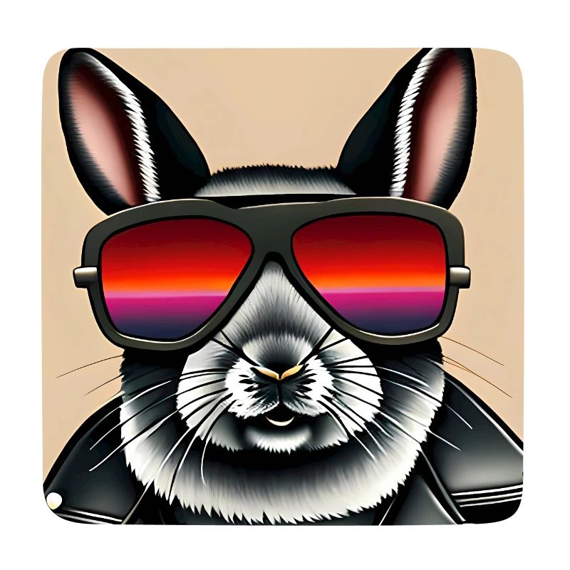 Biker Easter Sunglasses Leather Jacket