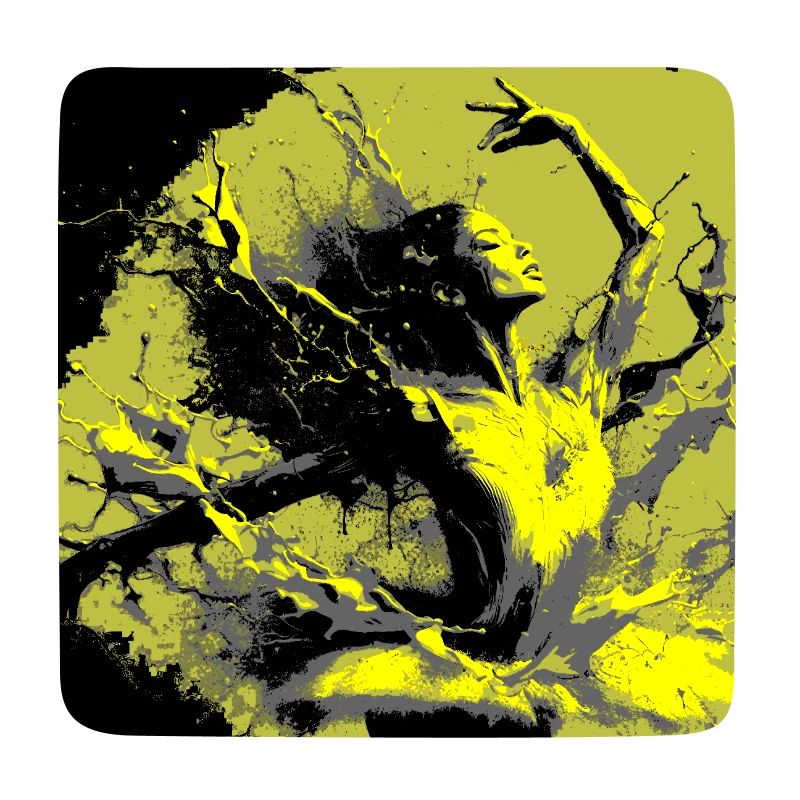 Danse Éclatante de Couleurs Néo-Expressionniste