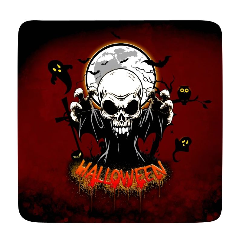 Skull with sharp teeth