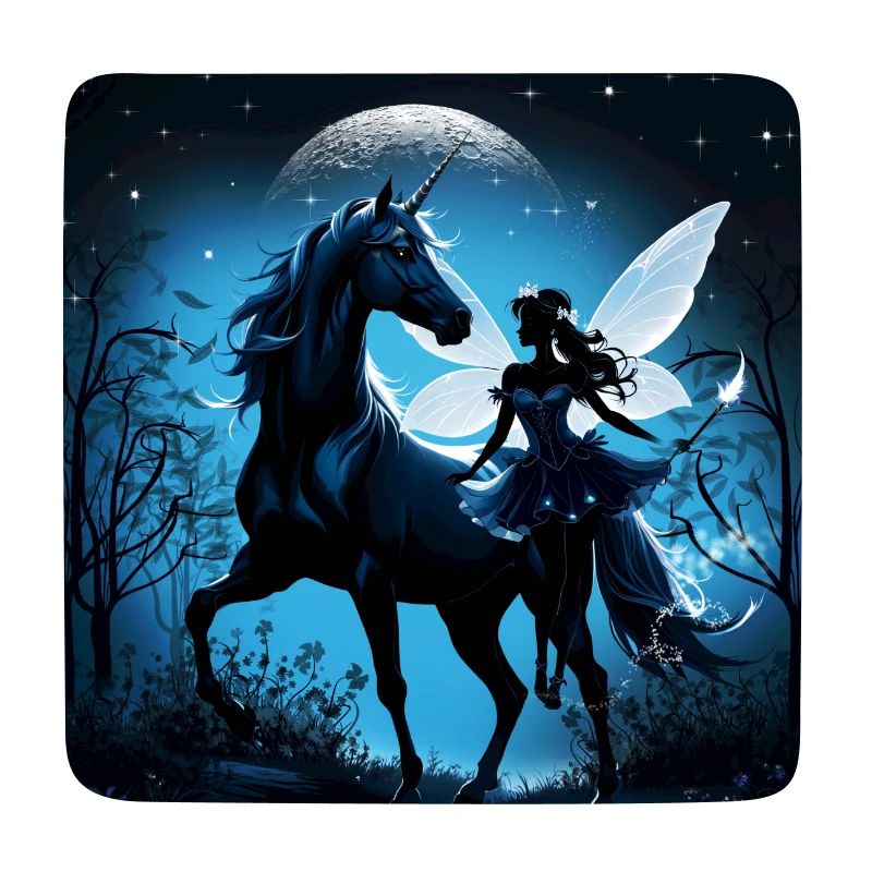 Die Fee und das Einhorn: Ein nächtliches Abenteuer.