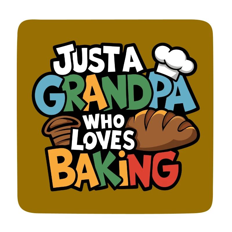 Papi est boulanger, notre papy aime cuisiner