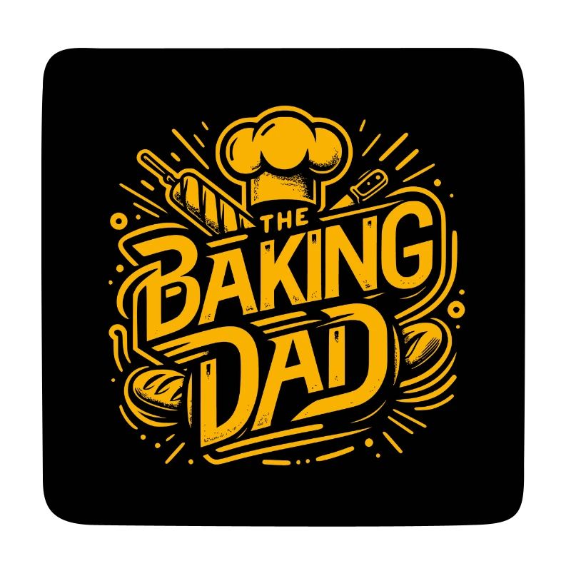 baking dad - father is a baker and bakes bread