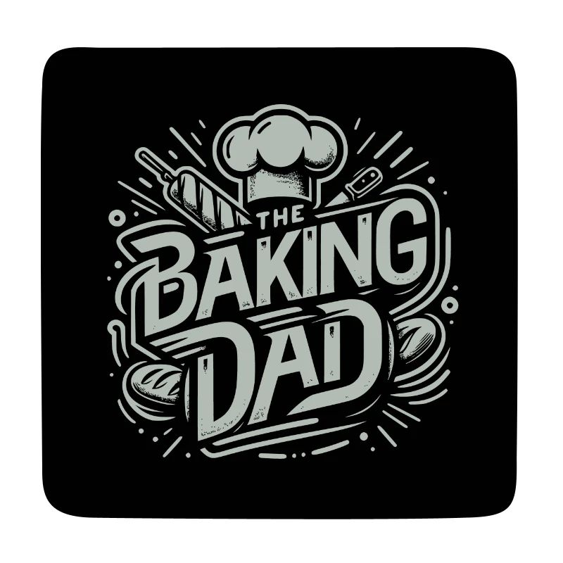 baking dad - father is a baker and bakes bread