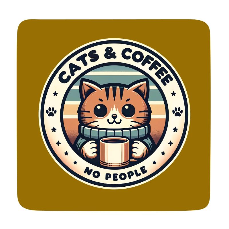 Le chat et le café, pas les gens