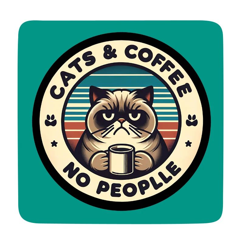 Le chat et le café, pas les gens