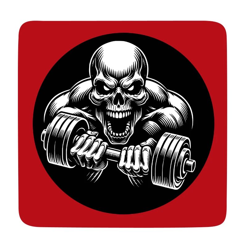 No Limit hartes Workout Skull mit Hantel