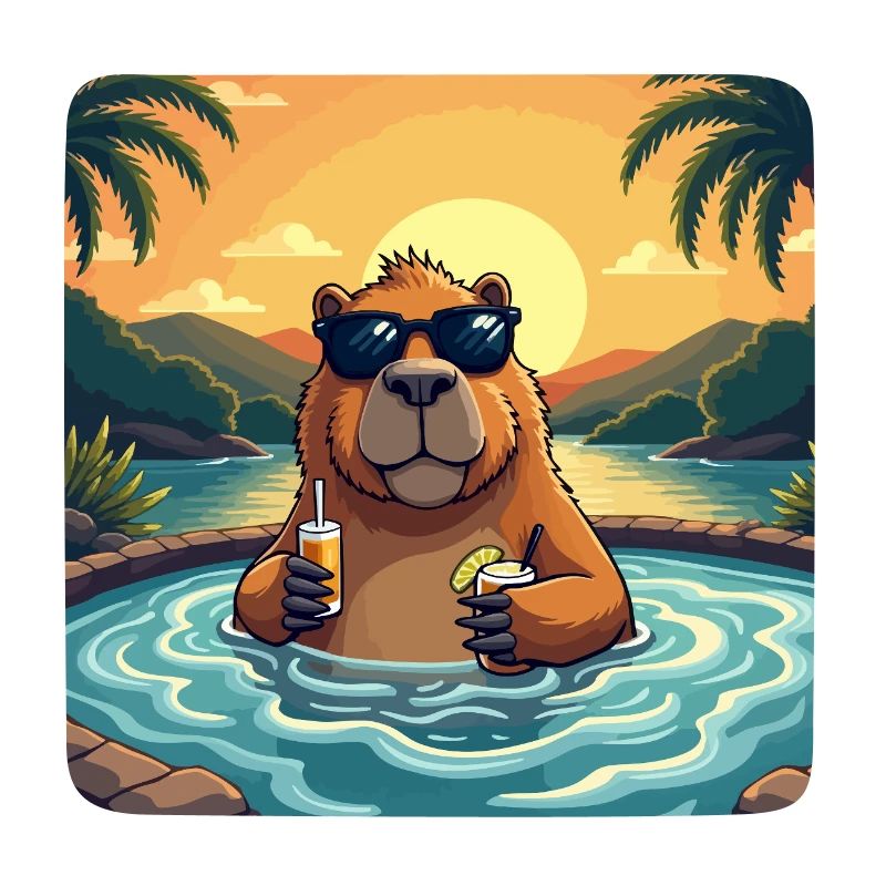 Chillbara Vibes - Capybara im Chillmodus