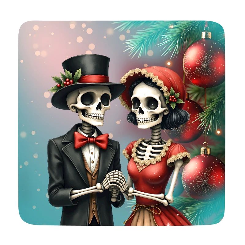 Weihnachtsromantik der Knochen.