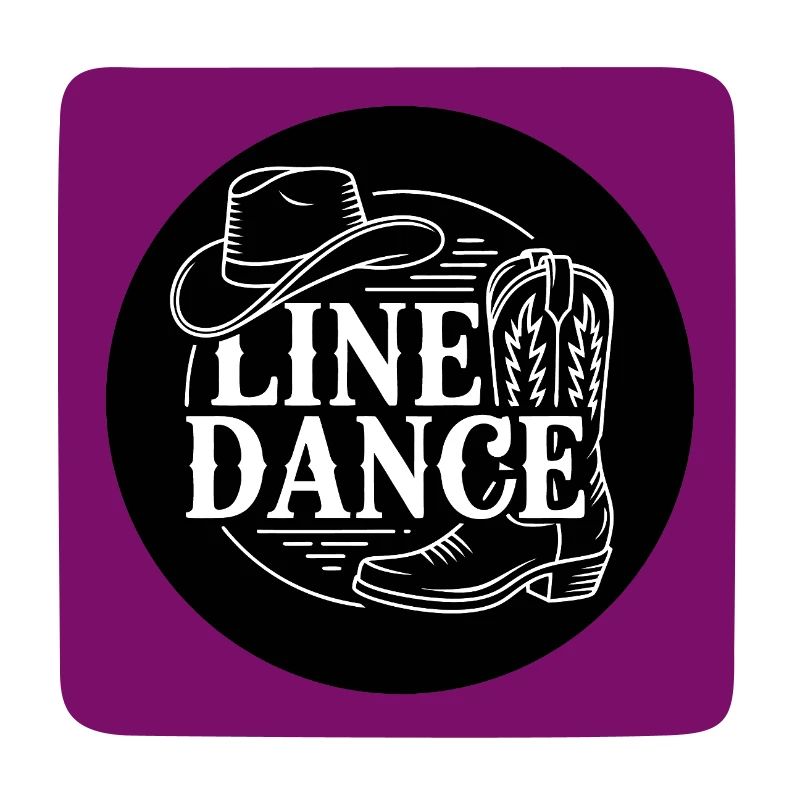 Line Dance Button Magnet Line Dance Dance Hobby
