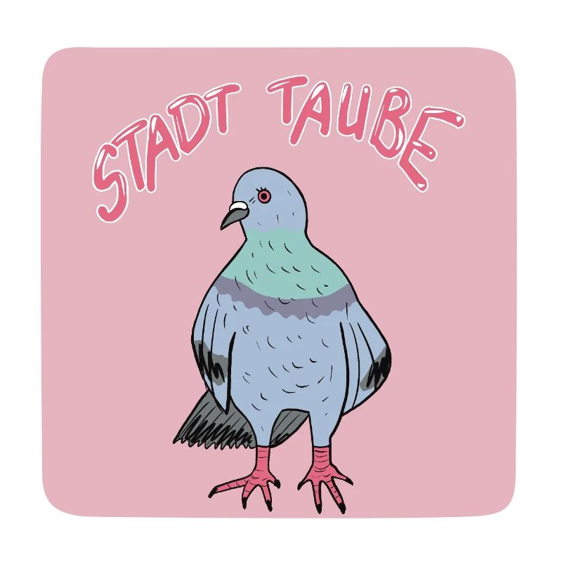Stadttaube Illustrationsdesign