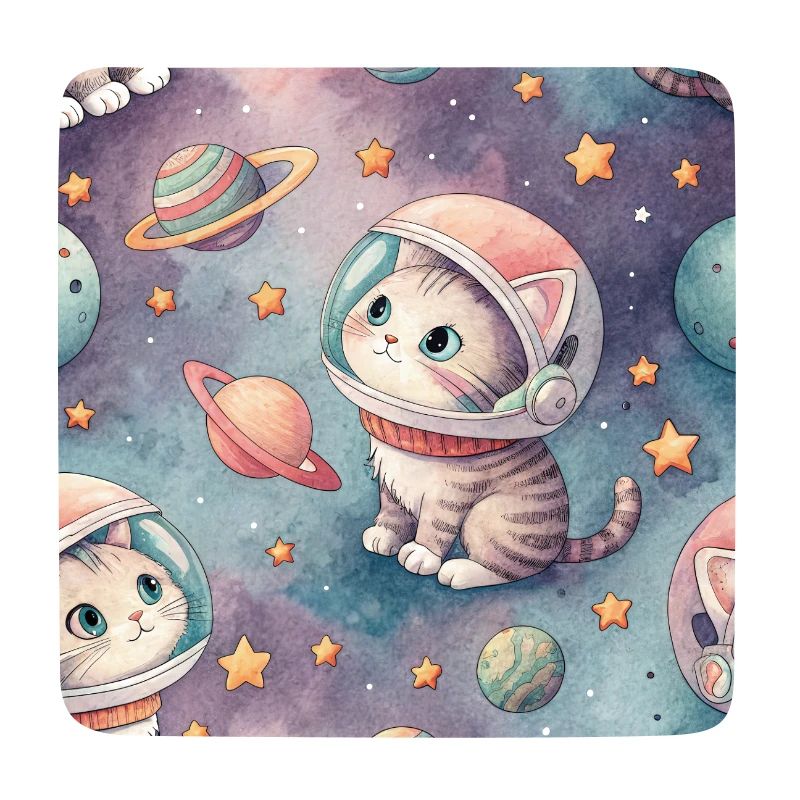 Kosmisches Kätzchen im Orbit