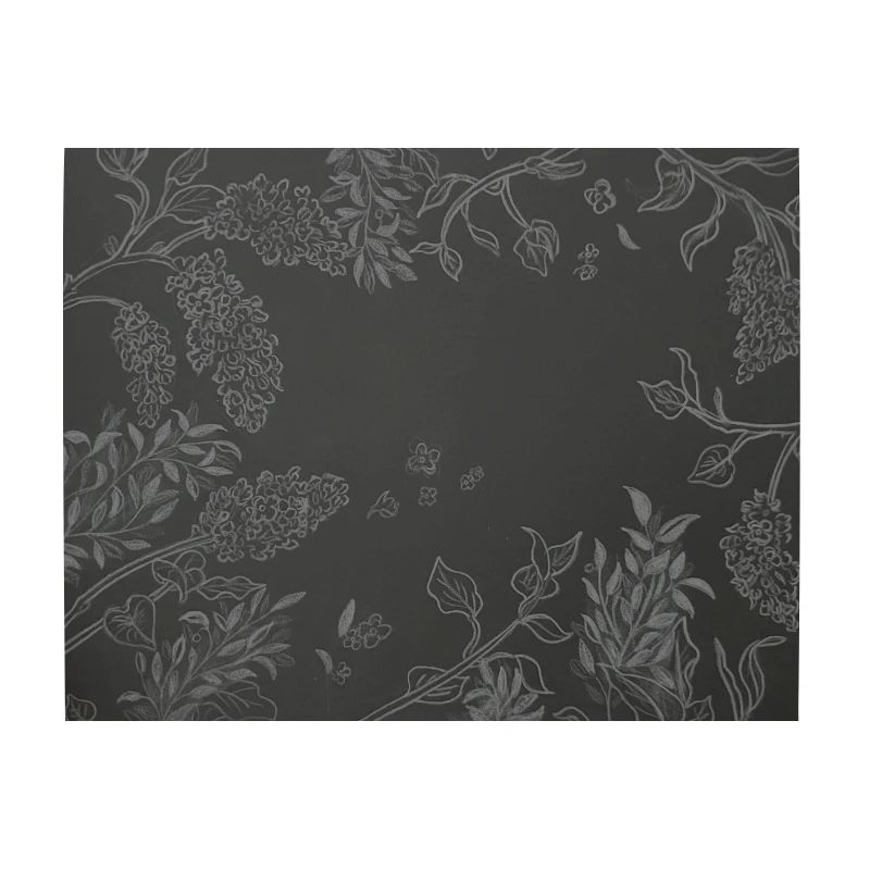 Schwarz-weißes Fliedermuster