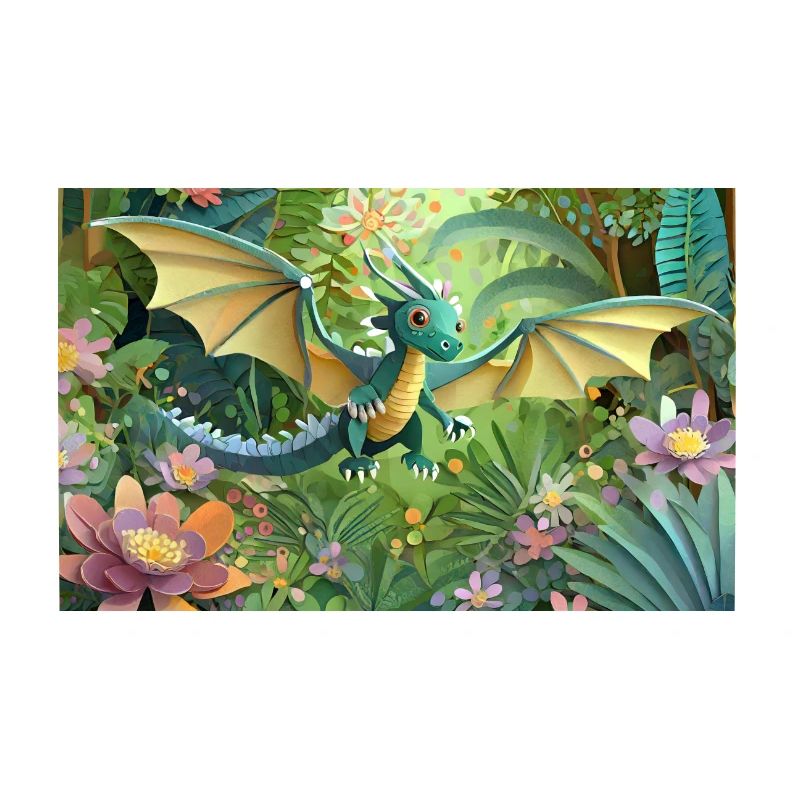 Drache im Urwald