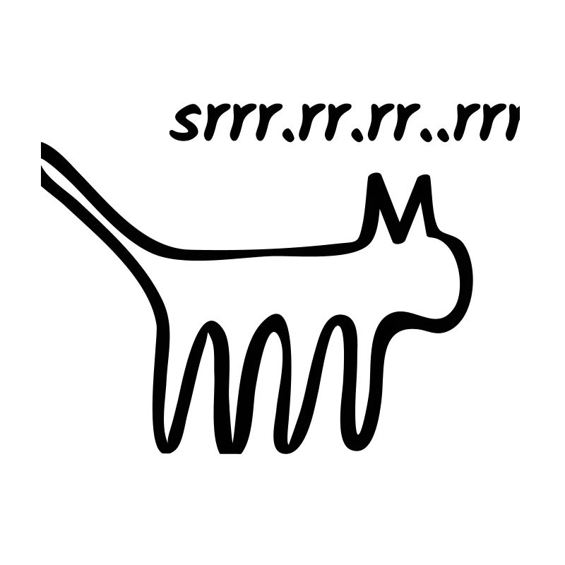 Schnurrende Katze