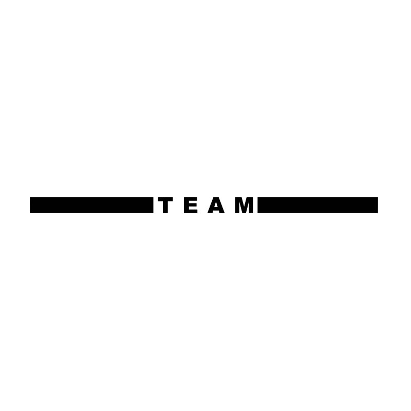 Team with bars in the middle