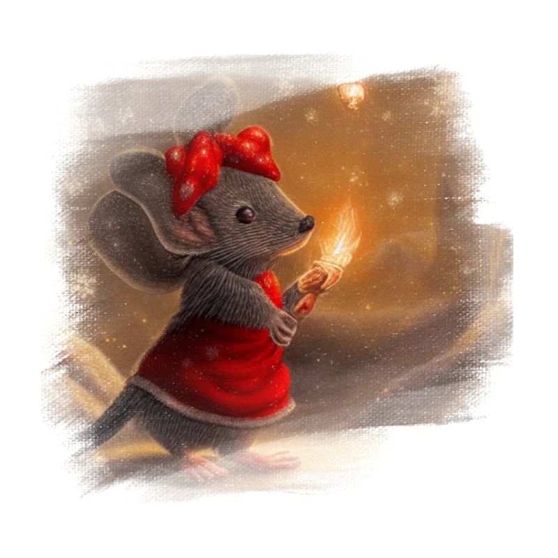 Maus Weihnachtsgeschenk