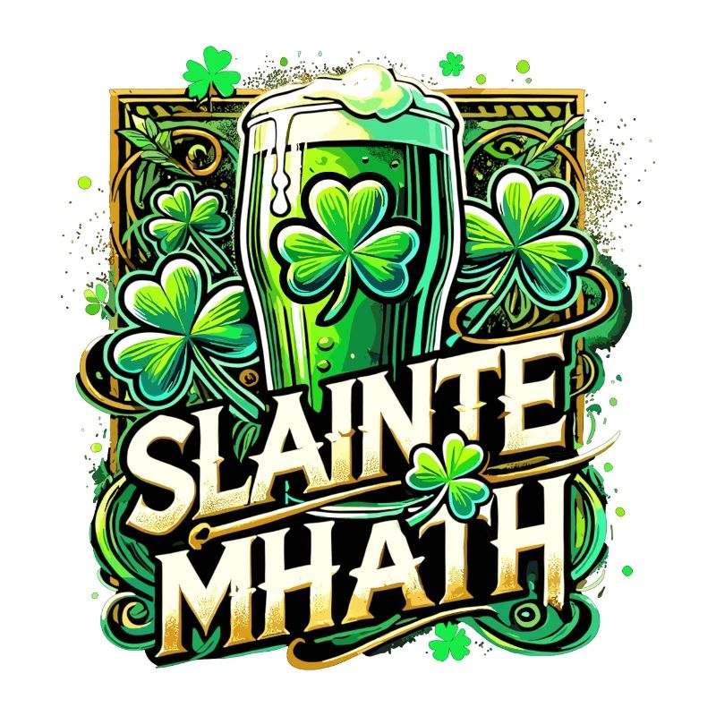 St. Patrick’s Day Slainte Mhath Irland Geschenk