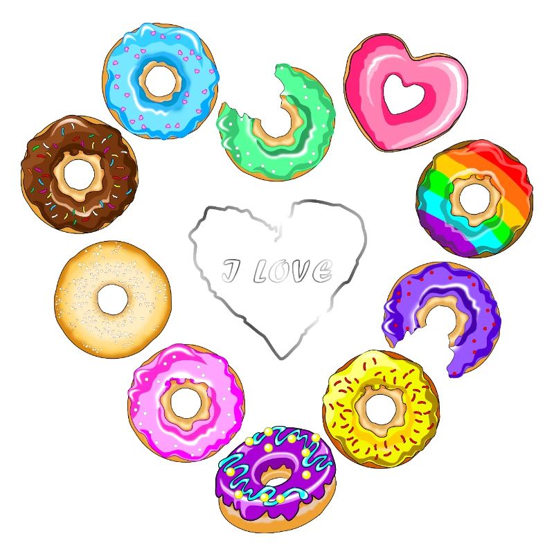 Ich liebe Donuts