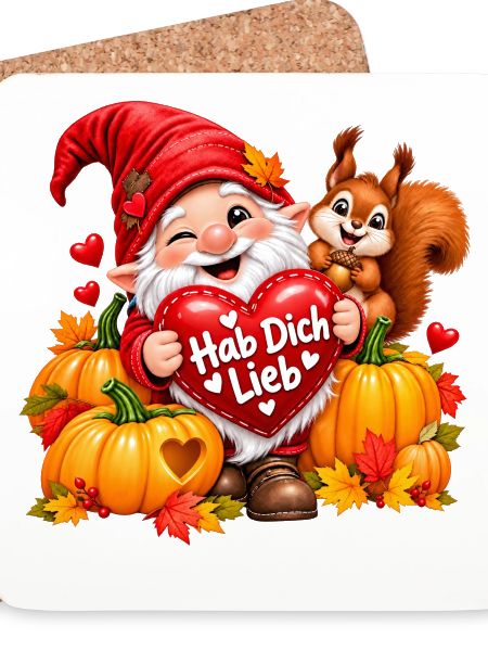 Herbstgnom Hab Dich Lieb