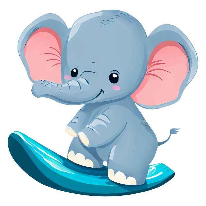 Surfer Elephant, Conception animale aventureuse