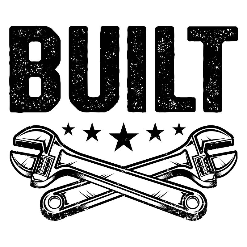 Built Graphic Car Lover Car Mechanic Vehicle Techn