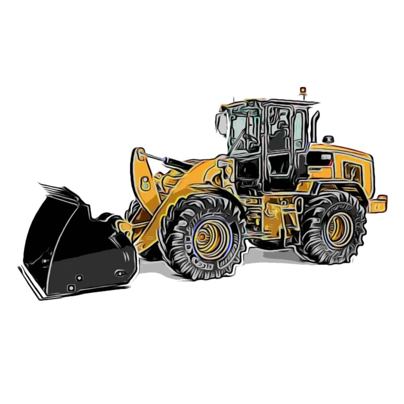 Wheel loader Large Colored wheel loader Shovel loader